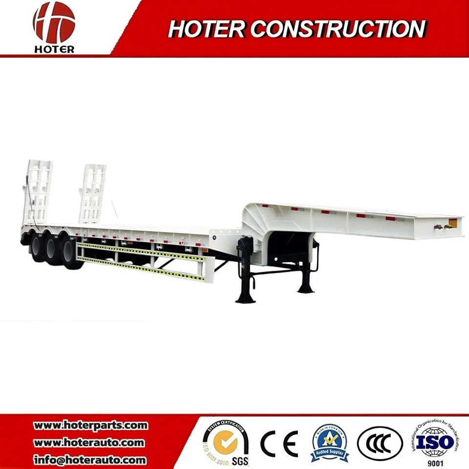 lowbed semi trailer