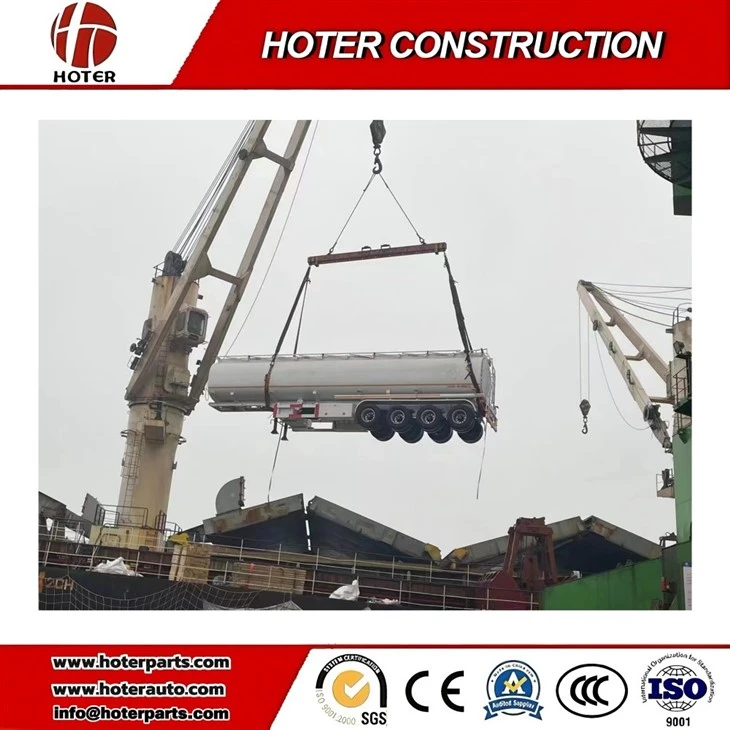four axle tanker trailer ready to shipment
