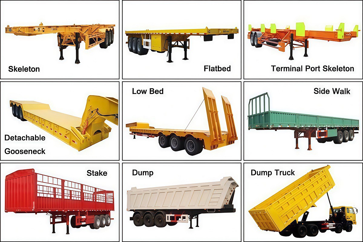 Semi Trailer Types Semi Trailer Types